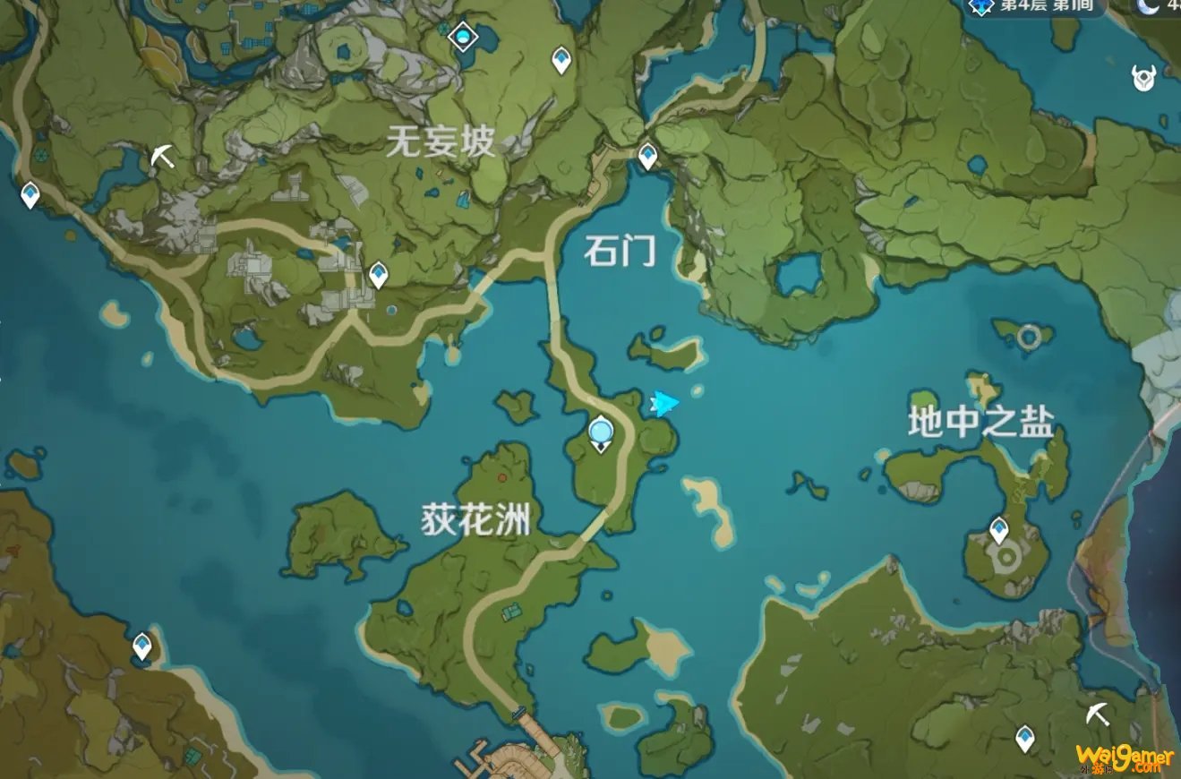 原神莲蓬地图位置在哪