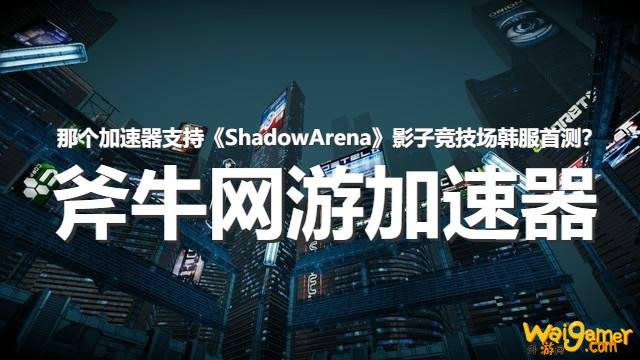 动作大逃杀游戏ShadowArena影子竞技场韩服TBC首测，用斧牛加速器
