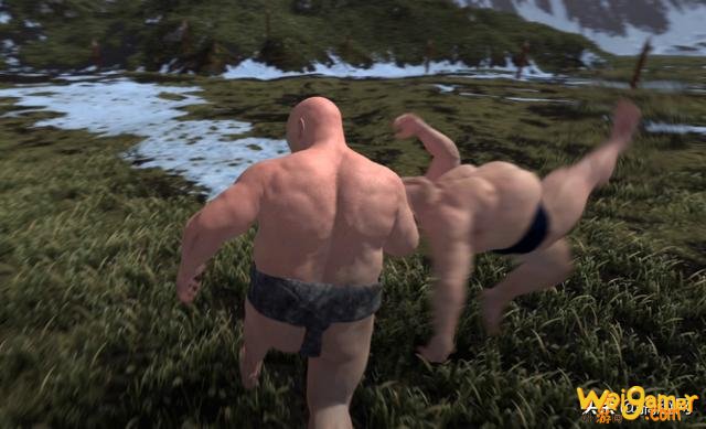 steam又一款免费沙雕游戏特别好评,会乳摇的猛男肉搏谁顶得住?