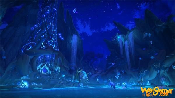 《魔兽世界》9.0暗影国度炽蓝仙野介绍