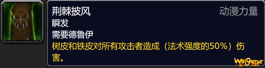 魔兽世界萨满心能之力排名