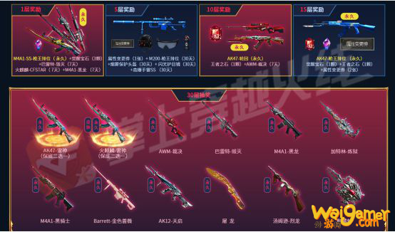 《CF》枪王之塔奖励介绍