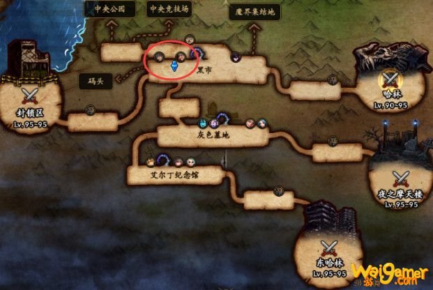 《DNF》夜市大亨预热主播NPC位置汇总