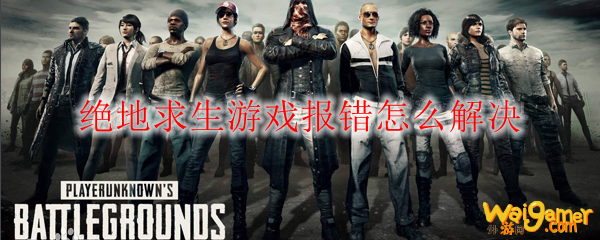 绝地求生游戏报错怎么解决