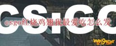 csgo红烧鸡翅我最爱吃怎么发