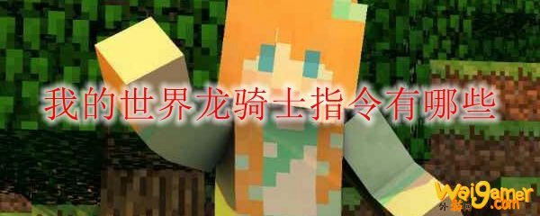 我的世界龙骑士指令有哪些