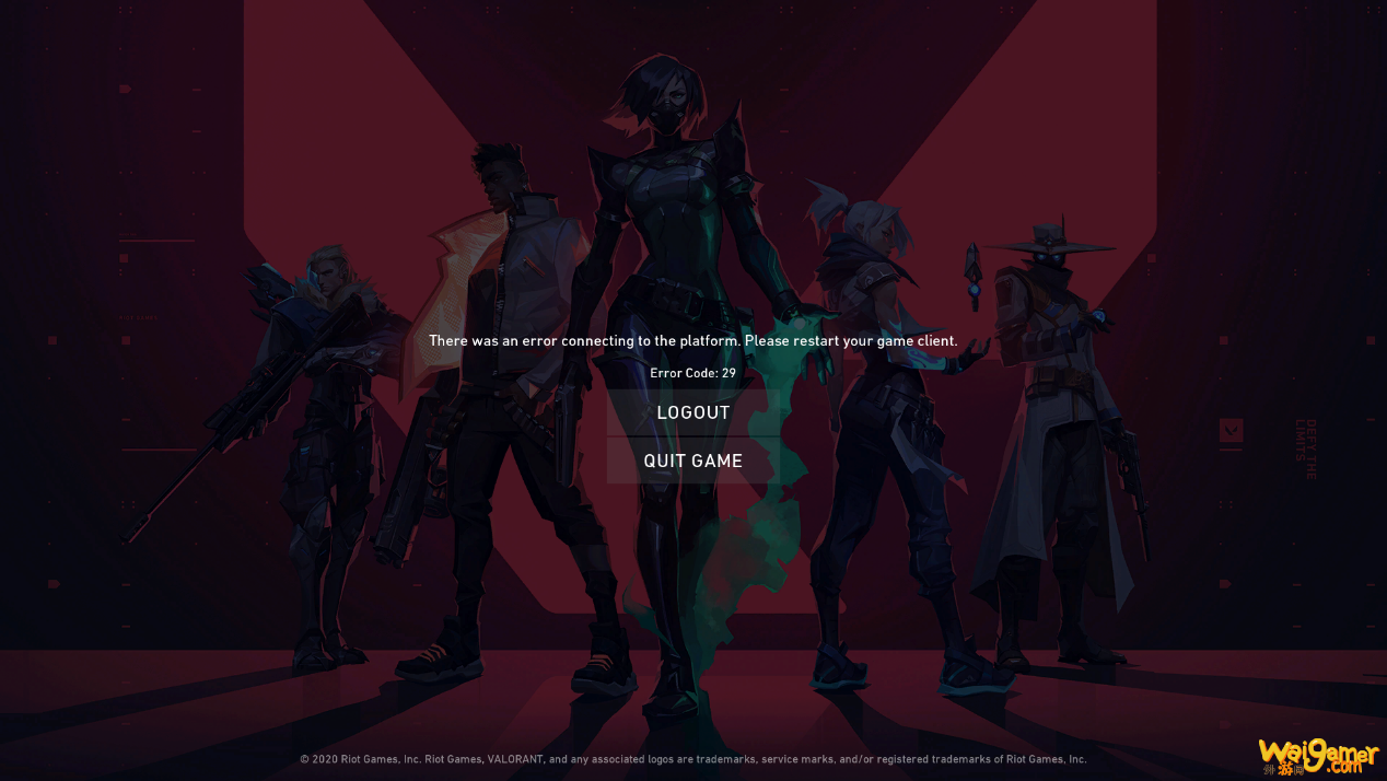 Valorant错误代码29登录失败解决办法