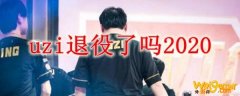 uzi退役了吗2020