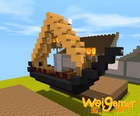 迷你世界海盗船怎么做