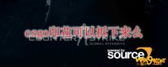csgo印花可以拆下来么