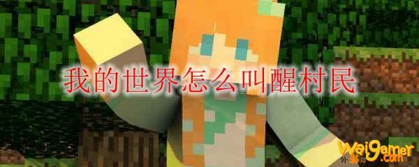 我的世界怎么叫醒村民