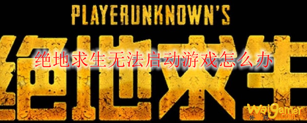 绝地求生无法启动游戏怎么办
