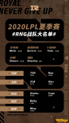 《LOL》2020夏季赛RNG大名单一览