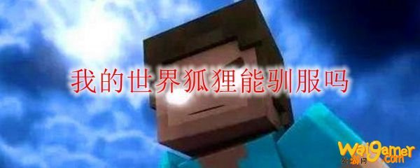 我的世界狐狸能驯服吗