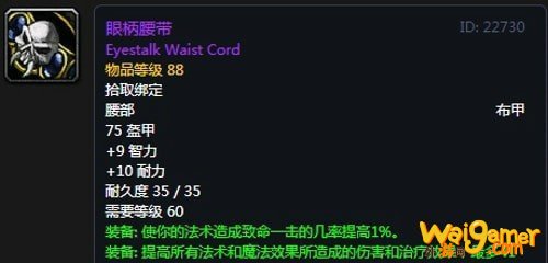 《魔兽世界》怀旧服第五阶段萨满毕业装备大全