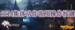 ff14集体动作常用操作按键