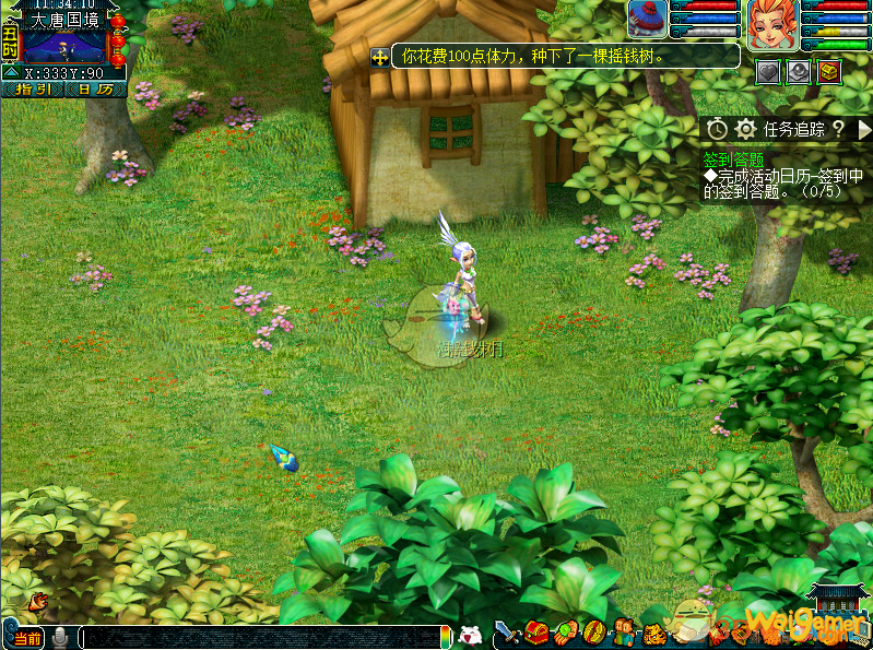 梦幻西游摇钱树怎么种