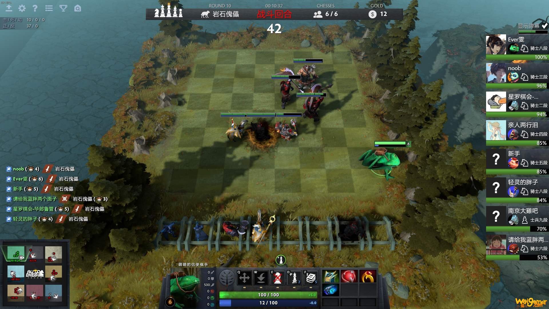 《DOTA2》自走棋五龙版本战士玩法