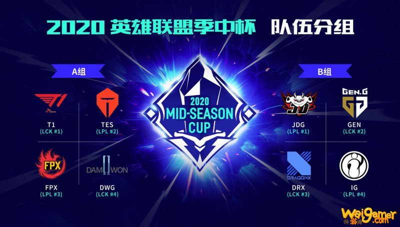 《LOL》2020季中杯详细赛程时间一览
