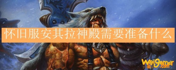 怀旧服安其拉神殿需要准备什么