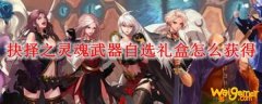 抉择之灵魂武器自选礼盒怎么获得
