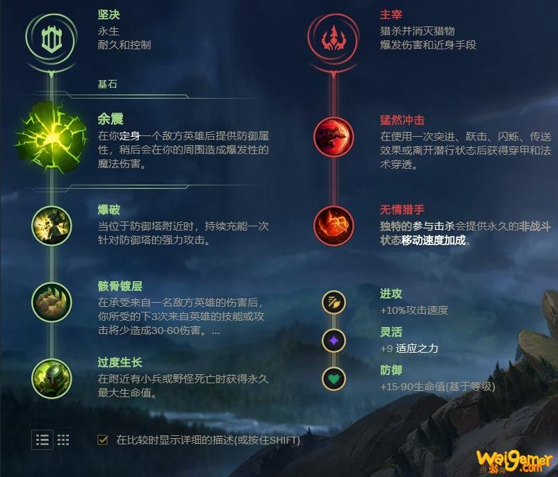 无限火力加里奥天赋
