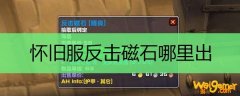 怀旧服反击磁石哪里出