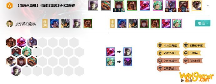 《LOL》云顶之弈10.9永动海盗阵容攻略