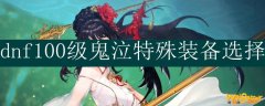 dnf100级鬼泣特殊装备选择