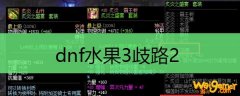 dnf水果3歧路2