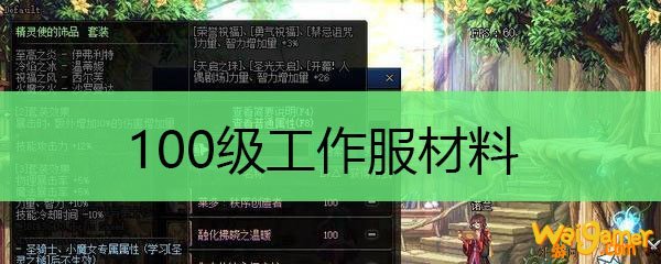 100级工作服材料