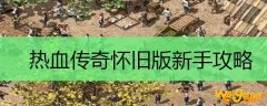热血传奇怀旧版新手攻略
