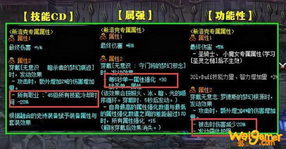 《DNF》希洛克词条介绍