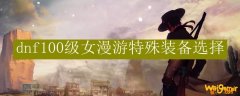 dnf100级女漫游特殊装备选择