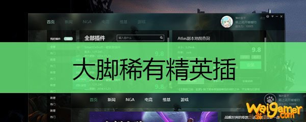 大脚稀有精英插