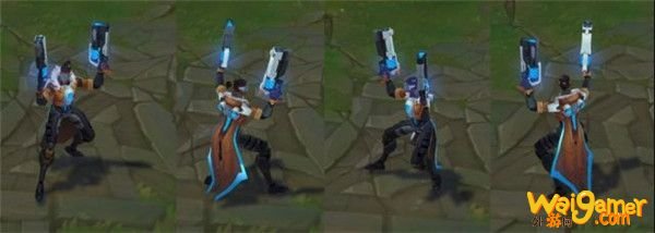 《LOL》未来战士卢锡安特效展示