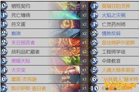 《炉石传说》外域的灰烬机克术卡组推荐