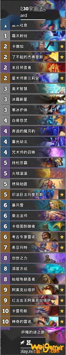 《炉石传说》外域的灰烬Feno传说宇宙法卡组构筑