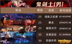 《DNF》100级男鬼剑士全职业换装称号推荐