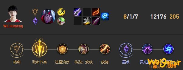 《LOL》WE旧梦韦鲁斯S10天赋出装介绍