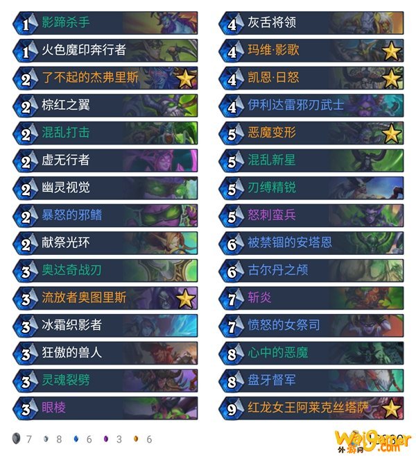 《炉石传说》外域的灰烬天梯主流宇宙瞎卡组构筑
