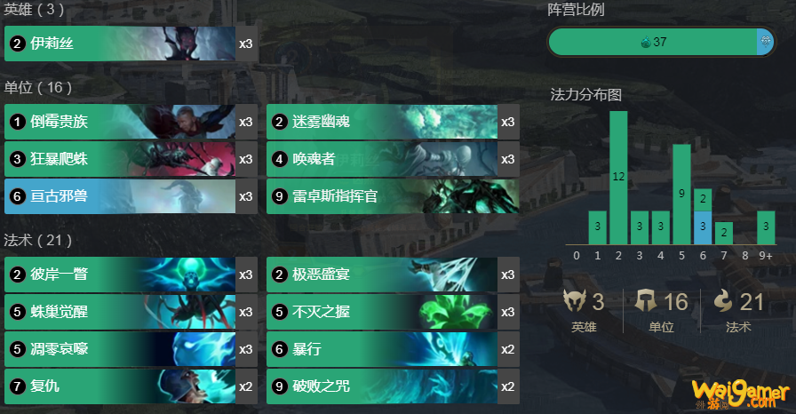 《LOR》迷雾幽魂冰蜘蛛卡组搭配玩法攻略