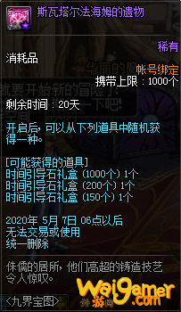 《DNF》九界宝图活动奖励一览