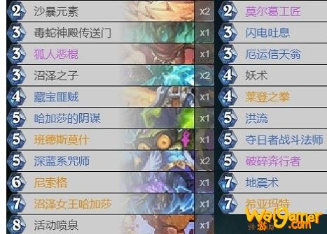《炉石传说》外域的灰烬预构筑控制萨卡组推荐