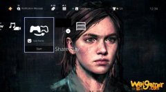 《最后生还者：第二部》豪华版PS4主题：艾莉脸庞逐渐显现