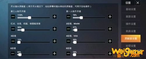 和平精英SS7灵敏度最新设置方案