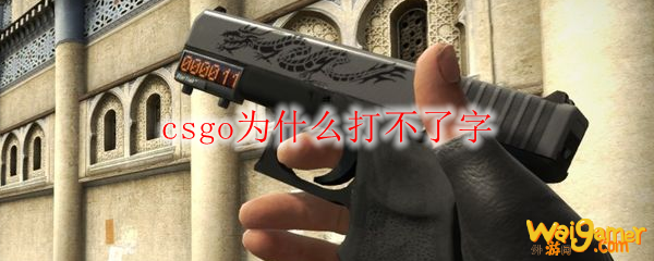 csgo为什么打不了字