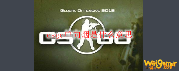 csgo单向烟是什么意思