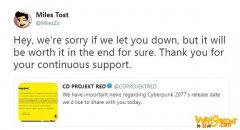 CDPR表示:会让赛博朋克2077更完美的呈现出来