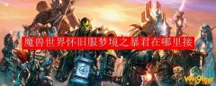 魔兽世界怀旧服梦境之暴君在哪里接
